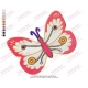 Colorful Butterfly Embroidery Design 02